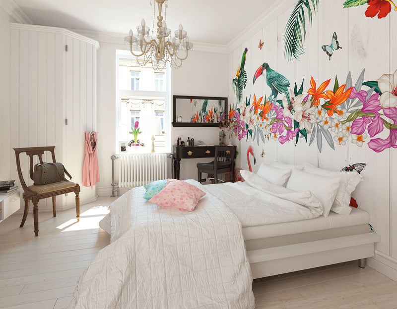Birds Of Paradise Multi Mural (Large) by Origin Murals