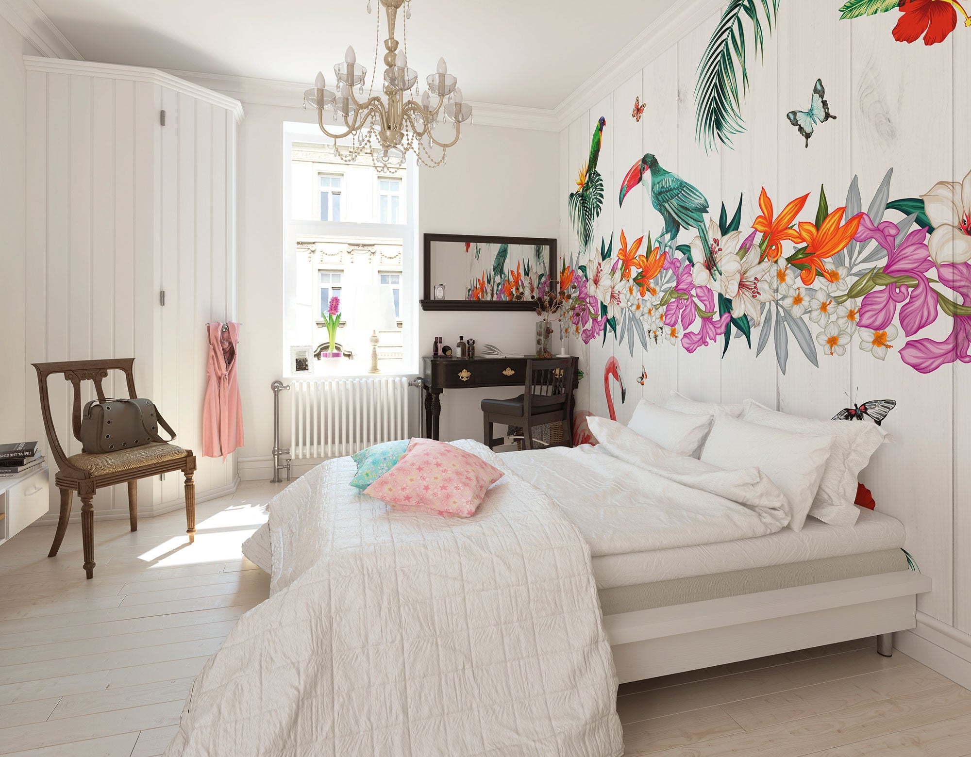 Birds Of Paradise Multi Mural (Medium) by Origin Murals