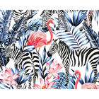 Zemingo Cobalt & Coral Mural (Large) by Origin Murals
