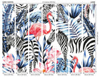 Zemingo Cobalt & Coral Mural (Large) by Origin Murals