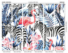 Zemingo Cobalt & Coral Mural (Medium) by Origin Murals