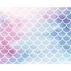 Watercolour Mermaid Scales Pastel Mural (Large) by Origin Murals
