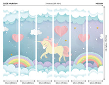 Unicorn Dream Pastel Mural (Medium) by Origin Murals