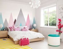 Abstract Mountains Pastel Mural (Large) by Origin Murals