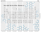 Periodic Table Grey Mural (Large) by Origin Murals
