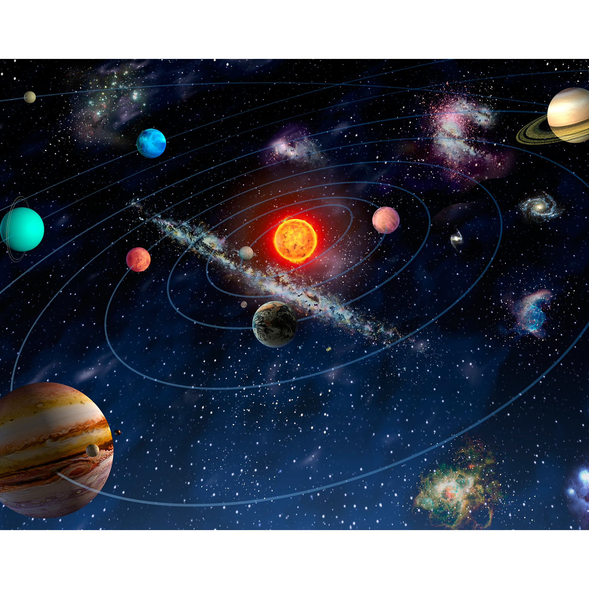 Solar System Multi Mural (Medium) by Origin Murals