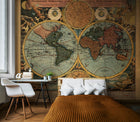 Vintage Map Antique Mural (Large) by Origin Murals