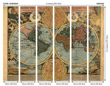 Vintage Map Antique Mural (Medium) by Origin Murals
