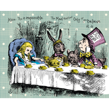 Tea Party Sage Mural (Large) by Origin Murals