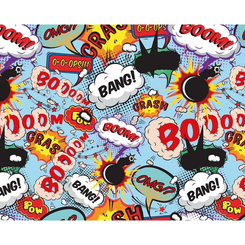 Comic Pop Multi Mural (Medium) by Origin Murals