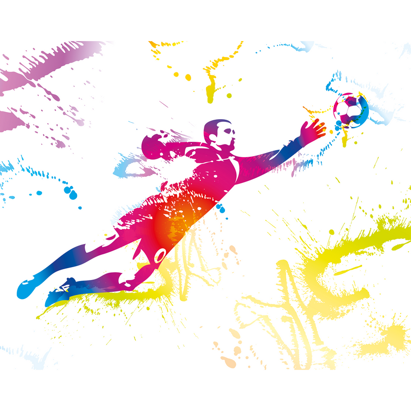 Football Goalkeeper Multi Mural (Large) by Origin Murals
