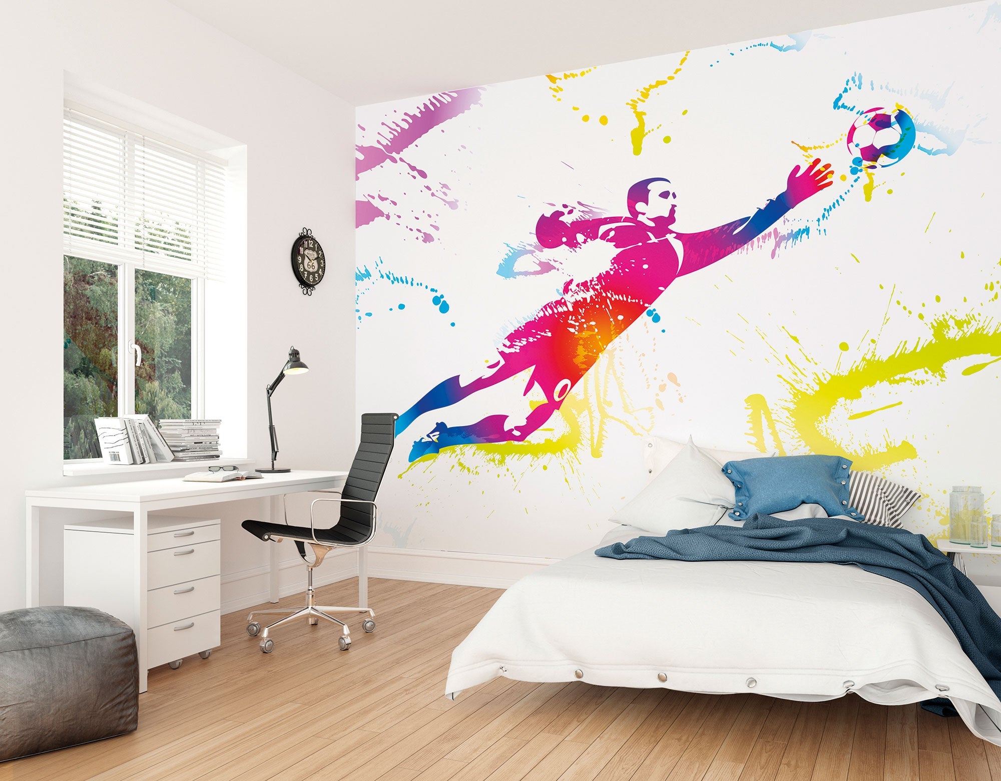 Football Goalkeeper Multi Mural (Large) by Origin Murals
