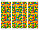 Toy Bricks Multi Mural (Large) by Origin Murals