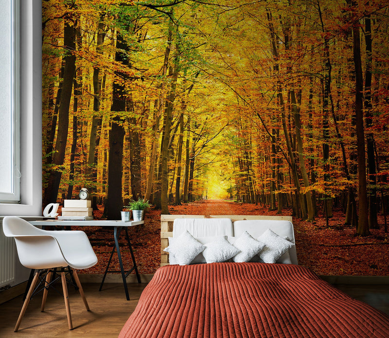Autumn Forest Spice Mural (Large) by Origin Murals