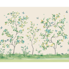Oriental Flower Tree Natural Mural (Medium) by Origin Murals