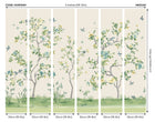 Oriental Flower Tree Natural Mural (Medium) by Origin Murals