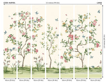 Oriental Flower Tree Cream Mural (Large) by Origin Murals