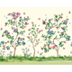 Oriental Flower Tree Ivory Mural (Medium) by Origin Murals