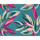 Botanical Calathea Leaves Blue Mural (Large) by Origin Murals