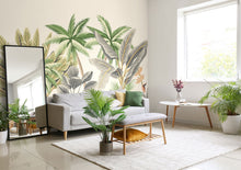 Tropical Palm Trees Natural Mural (Medium) by Origin Murals