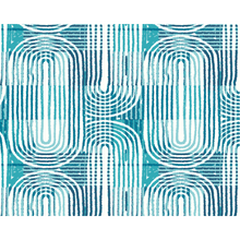 Curved Line Texture Blue Mural (Large) by Origin Murals