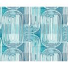 Curved Line Texture Blue Mural (Medium) by Origin Murals
