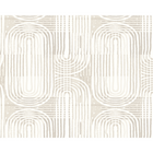 Curved Line Texture Grey Mural (Medium) by Origin Murals