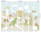 Dinosaur Land Natural Mural (Large) by Origin Murals