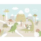 Dinosaur Land Natural Mural (Medium) by Origin Murals