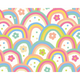 Rainbow Wobble Coral Pinks Mural (Medium) by Origin Murals