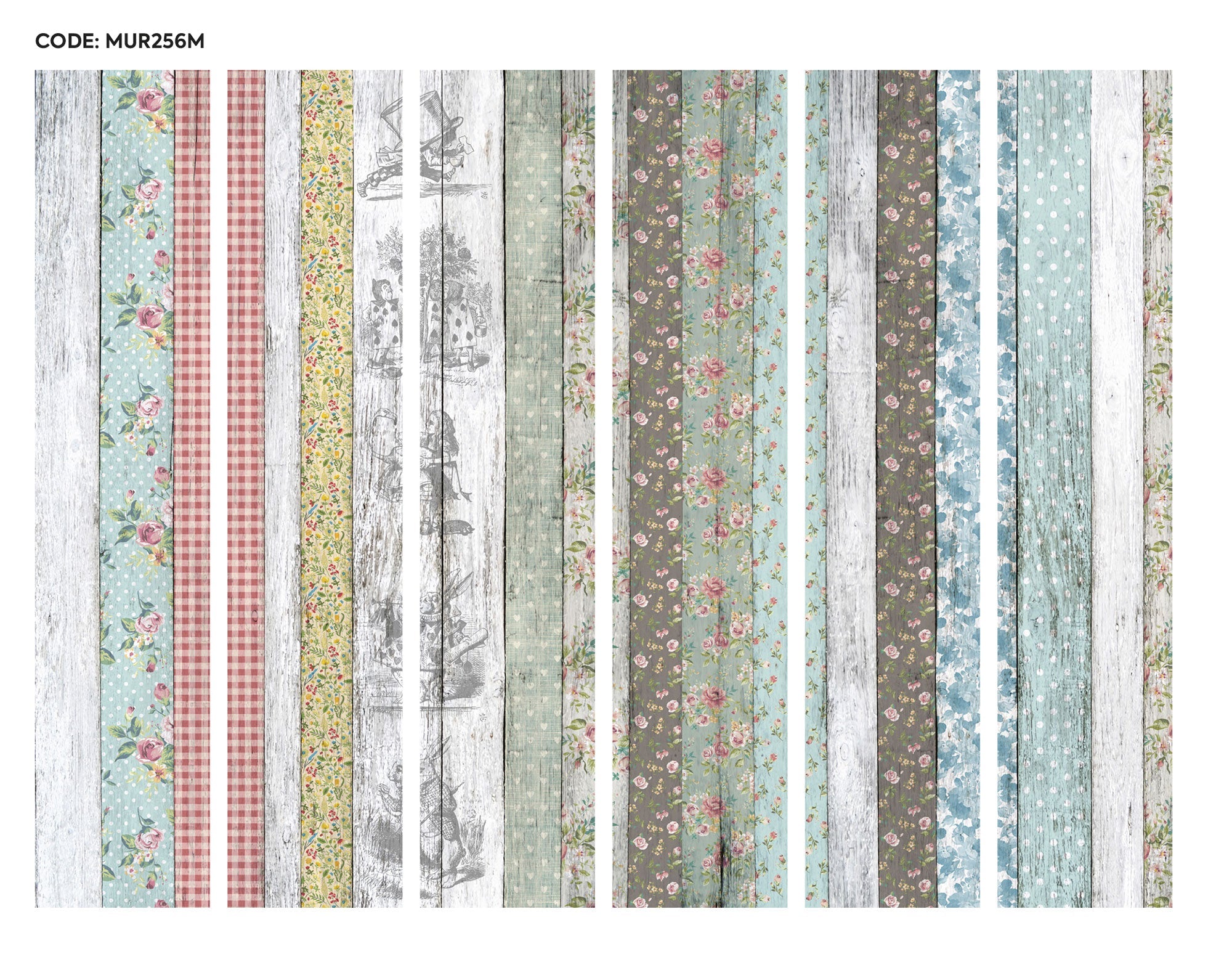 Alice In Wonderland Picnic Blanket Multi Mural (Medium) by Origin Murals