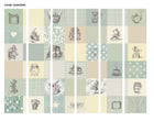 Alice In Wonderland Retro Illustrations Natural Mural (Medium) by Origin Murals