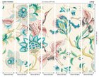 Cranes In Flight Cream Mural (Large) by Origin Murals