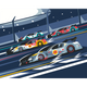 Sports Cars Navy Blue Mural (Large) by Origin Murals