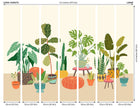 Houseplant Pots Natural Mural (Large) by Origin Murals