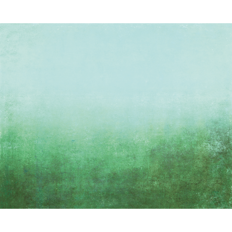 Ombre Gradient Green Mural (Large) by Origin Murals