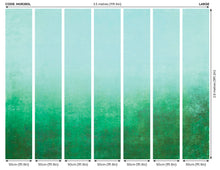 Ombre Gradient Green Mural (Large) by Origin Murals