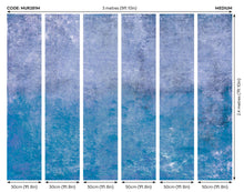 Grunge Distressed Effect Blue Mural (Medium) by Origin Murals