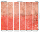 Grunge Distressed Effect Red Mural (Medium) by Origin Murals