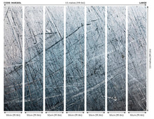 Scratched Metal Grey Mural (Large) by Origin Murals