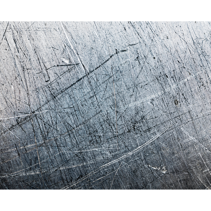 Scratched Metal Grey Mural (Medium) by Origin Murals
