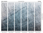 Scratched Metal Grey Mural (Medium) by Origin Murals