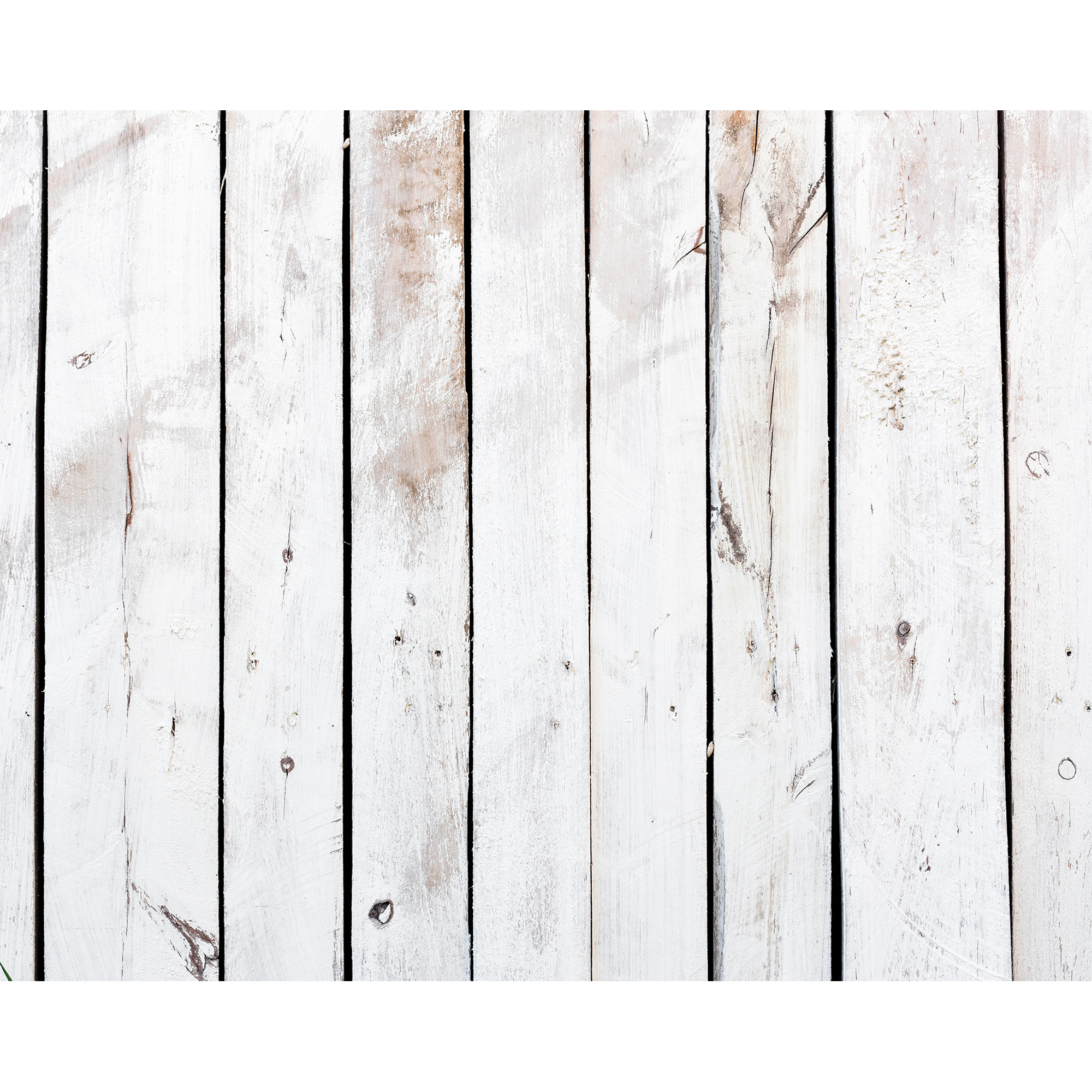Vintage Wood Effect White Mural (Large) by Origin Murals