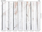 Vintage Wood Effect White Mural (Large) by Origin Murals