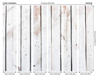 Vintage Wood Effect White Mural (Medium) by Origin Murals