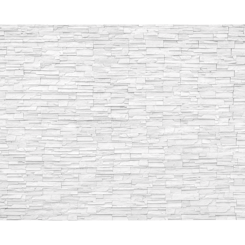 Slate White Mural (Large) by Origin Murals