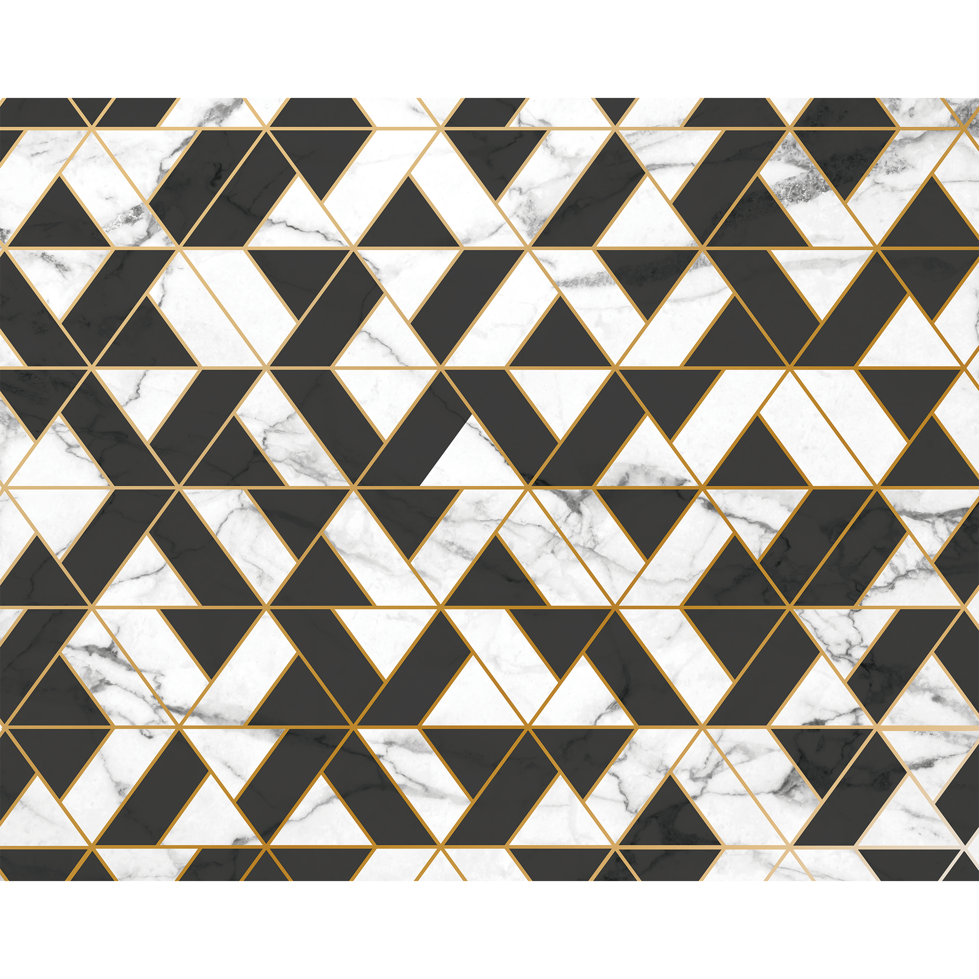 Marbled Textured Geometric White Mural (Medium) by Origin Murals