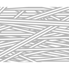 Striped Criss Cross Pattern Grey Mural (Large) by Origin Murals