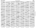 Striped Criss Cross Pattern Grey Mural (Large) by Origin Murals