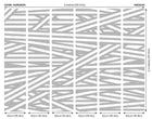 Striped Criss Cross Pattern Grey Mural (Medium) by Origin Murals